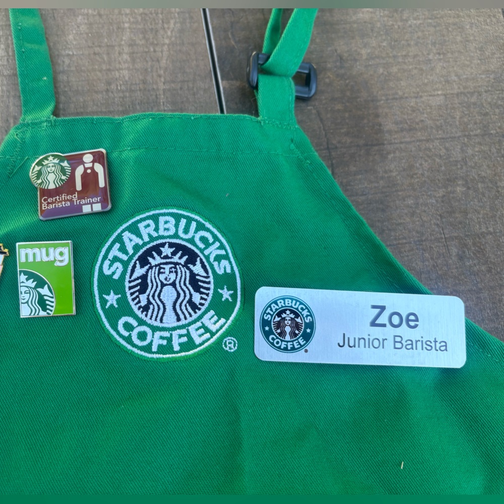 Starbucks name tag Zoe